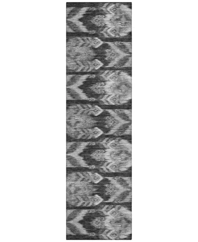 Addison Chantille Acn812 2'3"x7'6" Runner Area Rug In Black