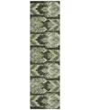 Addison Chantille Acn812 2'3"x7'6" Runner Area Rug In Olive