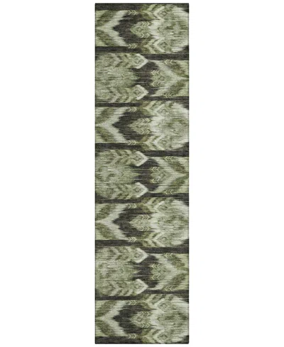 Addison Chantille Acn812 2'3"x7'6" Runner Area Rug In Olive