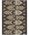 Addison Chantille Machine Washable Acn812 8'x10' Area Rug In Brown