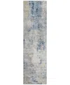 Addison Chantille Acn814 2'3"x7'6" Runner Area Rug In Blue