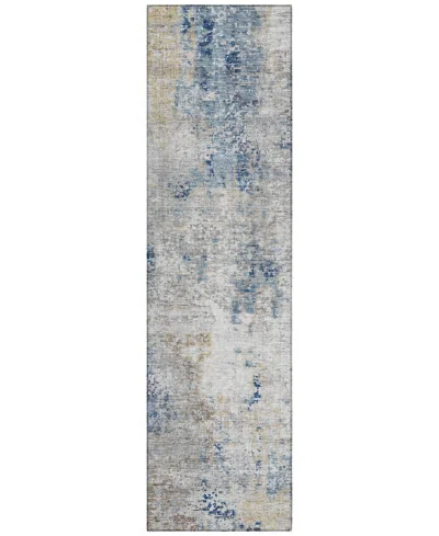 Addison Chantille Acn814 2'3"x7'6" Runner Area Rug In Blue
