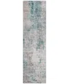 Addison Chantille Acn814 2'3"x7'6" Runner Area Rug In Teal