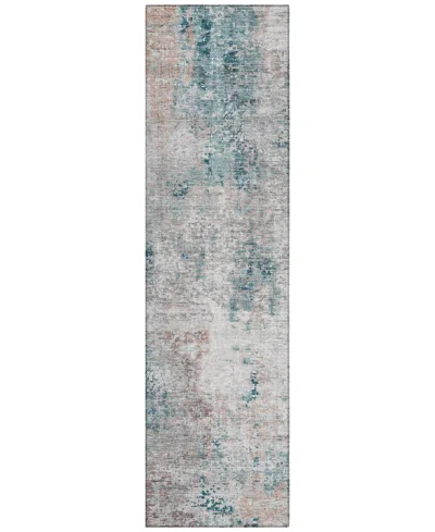 Addison Chantille Acn814 2'3"x7'6" Runner Area Rug In Teal