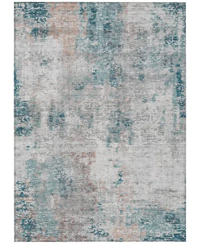 Addison Chantille Machine Washable Acn814 8'x10' Area Rug In Teal