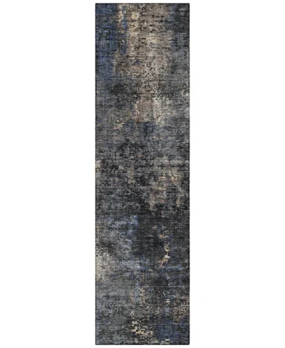 Addison Chantille Acn815 2'3"x7'6" Runner Area Rug In Charcoal
