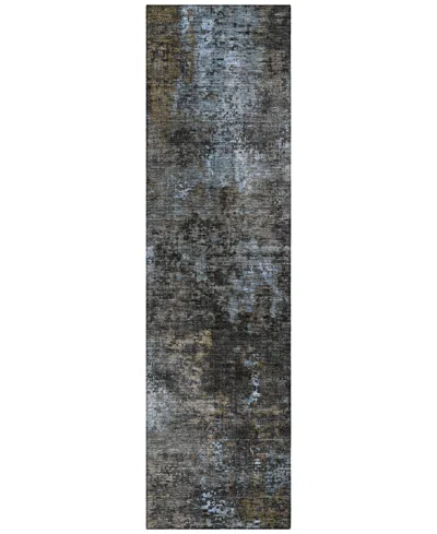 Addison Chantille Acn815 2'3"x7'6" Runner Area Rug In Slate,blue