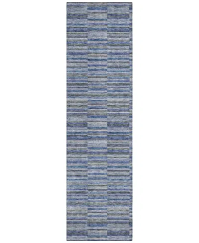 Addison Chantille Acn816 2'3"x7'6" Runner Area Rug In Navy