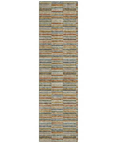 Addison Chantille Acn816 2'3"x7'6" Runner Area Rug In Paprika