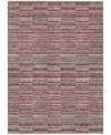 Addison Chantille Acn816 2'6"x3'10" Area Rug In Red