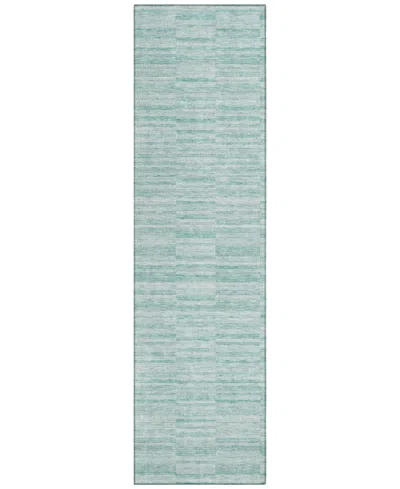 Addison Chantille Acn817 2'3"x7'6" Runner Area Rug In Turquoise