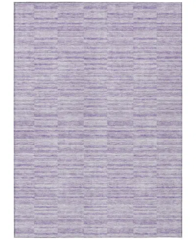 Addison Chantille Machine Washable Acn817 5'x7'6" Area Rug In Plum