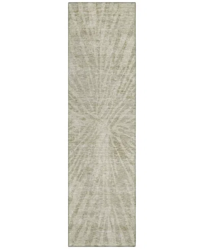 Addison Chantille Acn818 2'3"x7'6" Runner Area Rug In Taupe