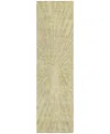 Addison Chantille Acn818 2'3"x7'6" Runner Area Rug In Wheat