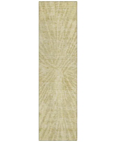 Addison Chantille Acn818 2'3"x7'6" Runner Area Rug In Wheat