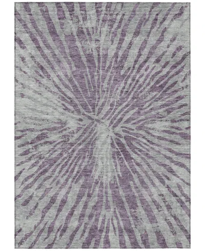 Addison Chantille Acn818 5'x7'6" Area Rug In Purple