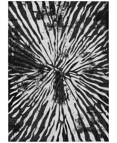 Addison Chantille Machine Washable Acn818 8'x10' Area Rug In Black