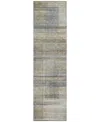 Addison Chantille Acn819 2'3"x7'6" Runner Area Rug In Khaki