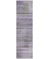 Addison Chantille Acn819 2'3"x7'6" Runner Area Rug In Purple
