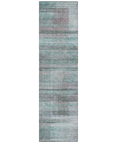 Addison Chantille Acn819 2'3"x7'6" Runner Area Rug In Teal