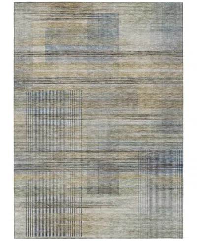 Addison Chantille Acn819 5'x7'6" Area Rug In Khaki