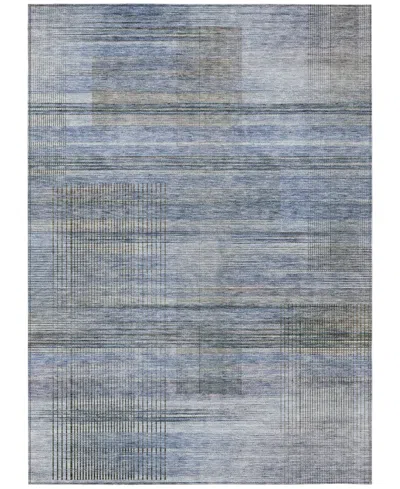 Addison Chantille Machine Washable Acn819 8'x10' Area Rug In Blue