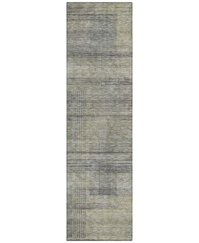 Addison Chantille Acn820 2'3"x7'6" Runner Area Rug In Khaki