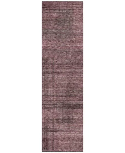 Addison Chantille Acn820 2'3"x7'6" Runner Area Rug In Maroon