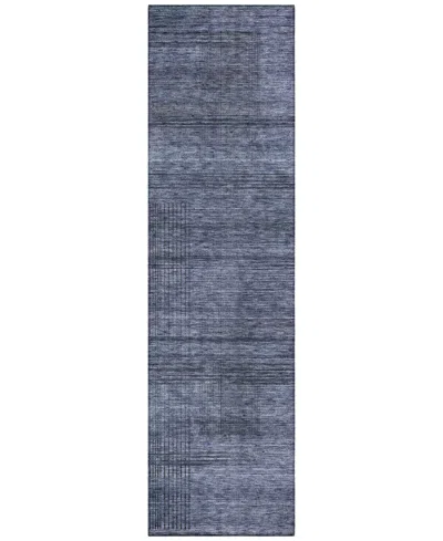 Addison Chantille Acn820 2'3"x7'6" Runner Area Rug In Navy