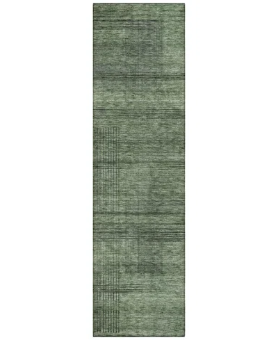 Addison Chantille Acn820 2'3"x7'6" Runner Area Rug In Olive