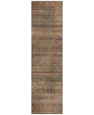 Addison Chantille Acn820 2'3"x7'6" Runner Area Rug In Paprika