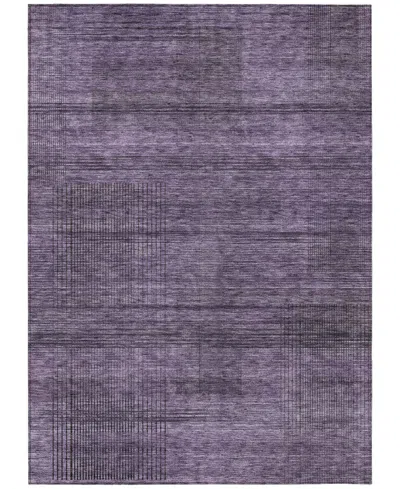 Addison Chantille Acn820 3'x5' Area Rug In Plum
