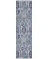 Addison Chantille Acn821 2'3"x7'6" Runner Area Rug In Blue