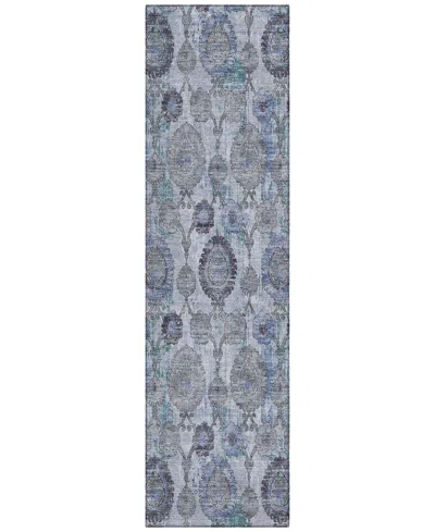 Addison Chantille Acn821 2'3"x7'6" Runner Area Rug In Blue