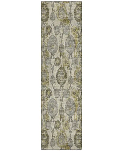 Addison Chantille Acn821 2'3"x7'6" Runner Area Rug In Khaki