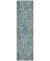 Addison Chantille Acn821 2'3"x7'6" Runner Area Rug In Turquoise
