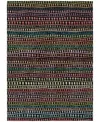 Addison Chantille Acn823 5'x7'6" Area Rug In Black