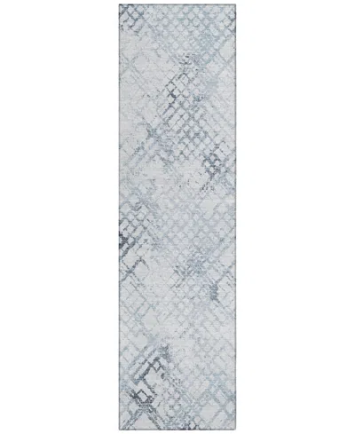 Addison Chantille Acn824 2'3"x7'6" Runner Area Rug In Blue