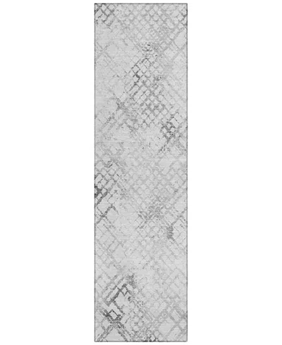 Addison Chantille Acn824 2'3"x7'6" Runner Area Rug In Gray