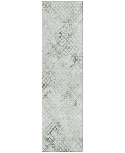 Addison Chantille Acn824 2'3"x7'6" Runner Area Rug In Green