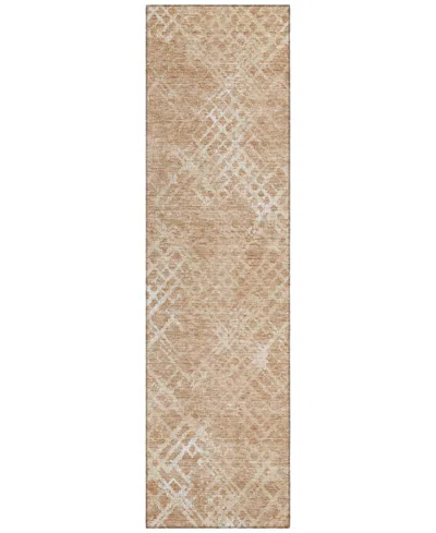 Addison Chantille Acn825 2'3"x7'6" Runner Area Rug In Coral