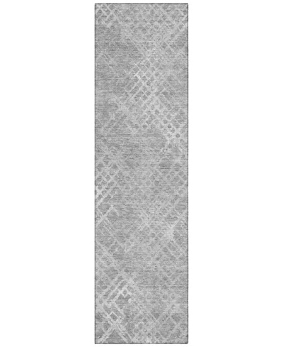 Addison Chantille Acn825 2'3"x7'6" Runner Area Rug In Gray