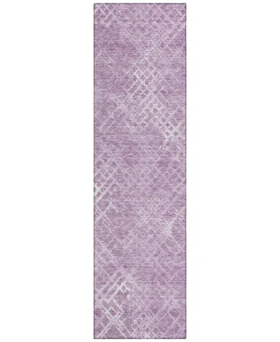 Addison Chantille Acn825 2'3"x7'6" Runner Area Rug In Lavender