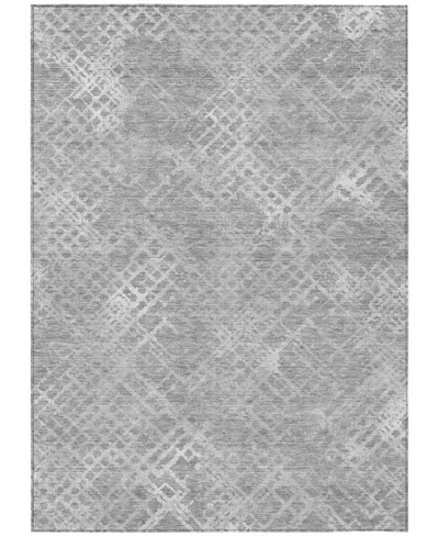Addison Chantille Machine Washable Acn825 9'x12' Area Rug In Gray