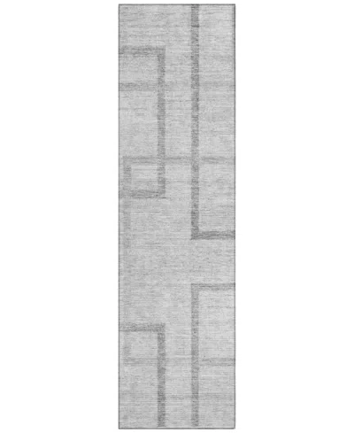 Addison Chantille Acn827 2'3"x7'6" Runner Area Rug In Gray
