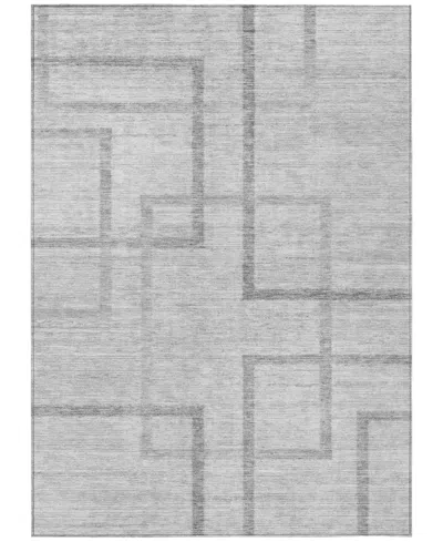 Addison Chantille Machine Washable Acn827 3'x5' Area Rug In Gray