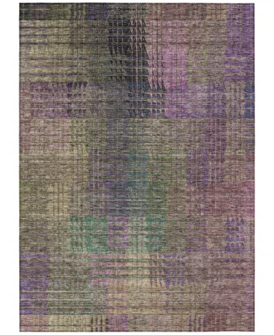 Addison Chantille Acn828 10'x14' Area Rug In Plum