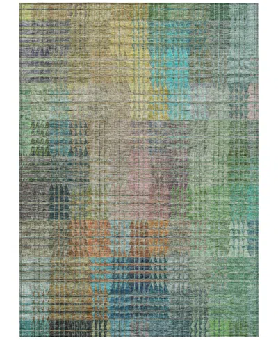 Addison Chantille Acn828 5'x7'6" Area Rug In Green