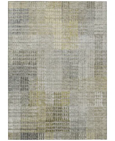Addison Chantille Machine Washable Acn828 5'x7'6" Area Rug In Taupe