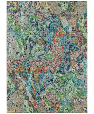 Addison Chantille Machine Washable Acn829 5'x7'6" Area Rug In Blue